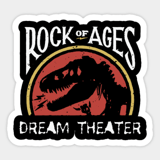 dream rock on ages Sticker